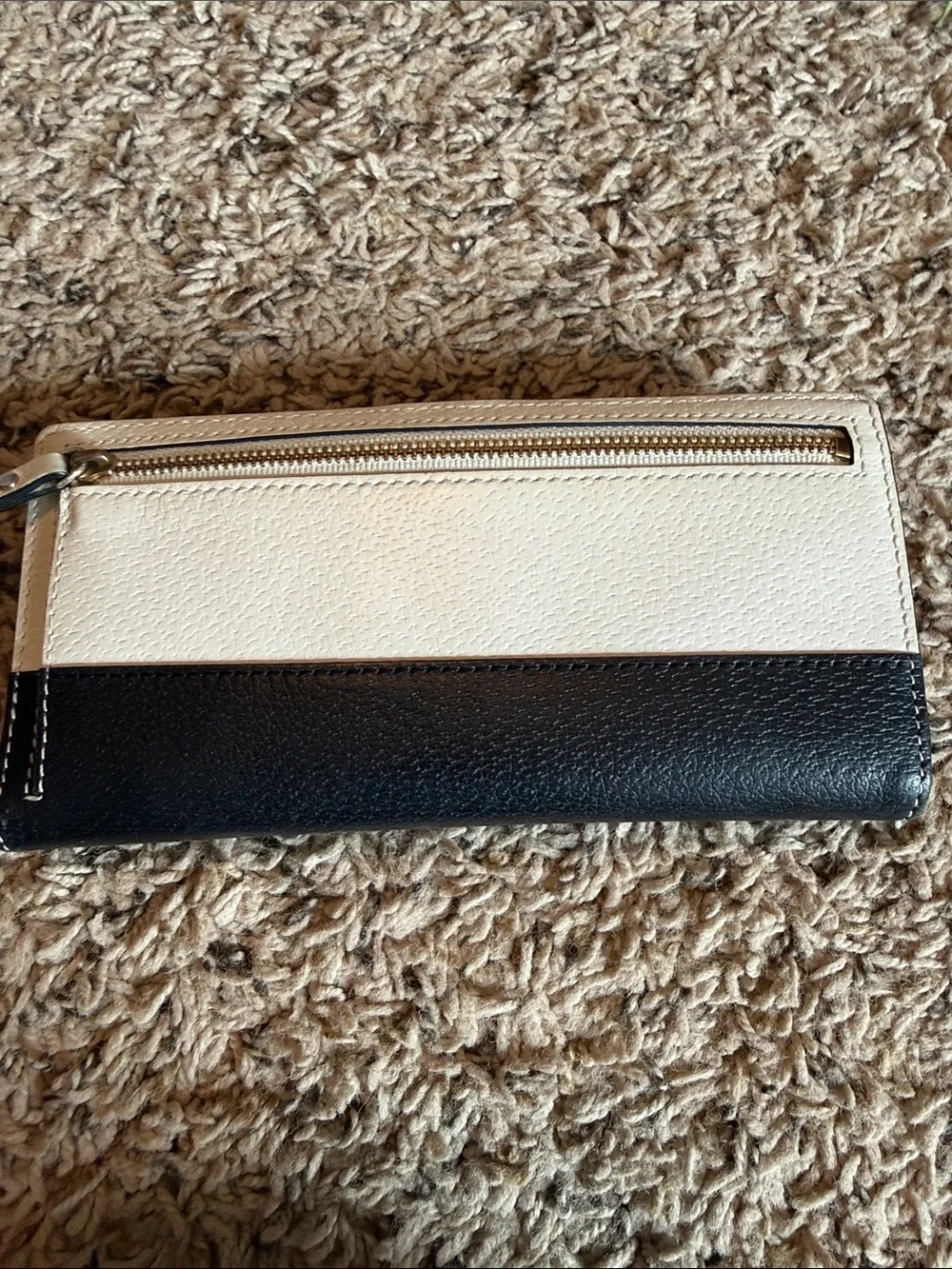 kate spade Two-Tone Black and White Wallet